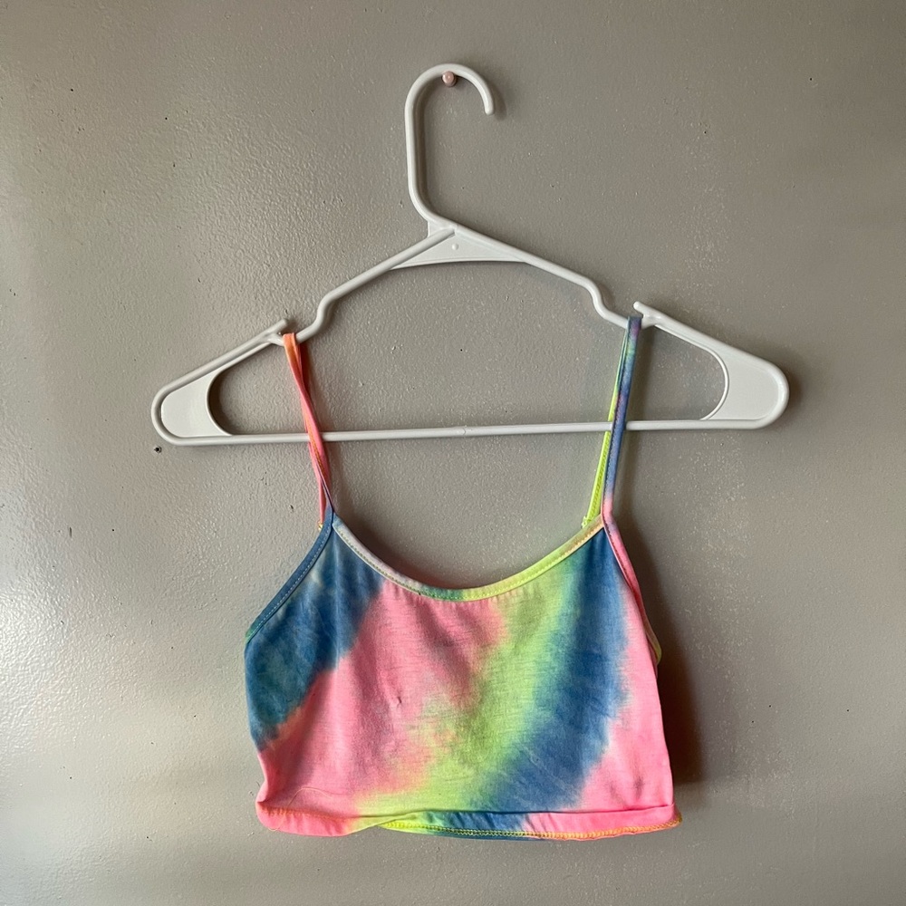 Tie-Dye Cropped Tank